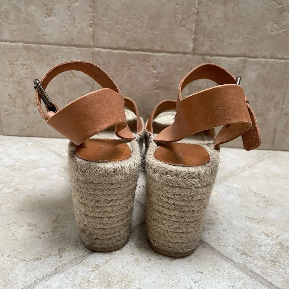 Soludos Tan Minorca Platform Espadrille Sandals
